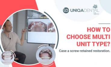 How to choose the correct dental multi-units abutments? Screw-retained restoration case