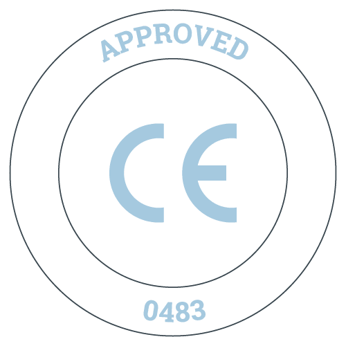 Ce approved certificate with reference number 0483
