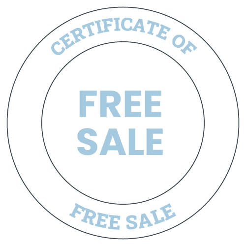 Certificate of free sale