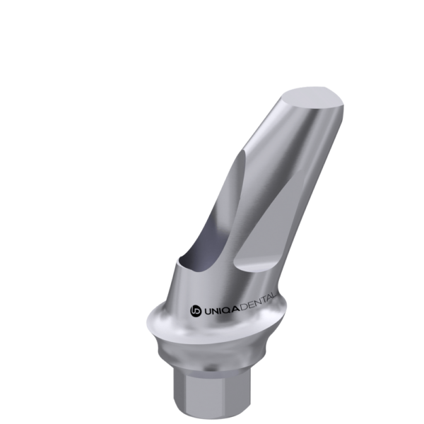 25° angled abutment with shoulder gh1 internal hex rp uaar 2501