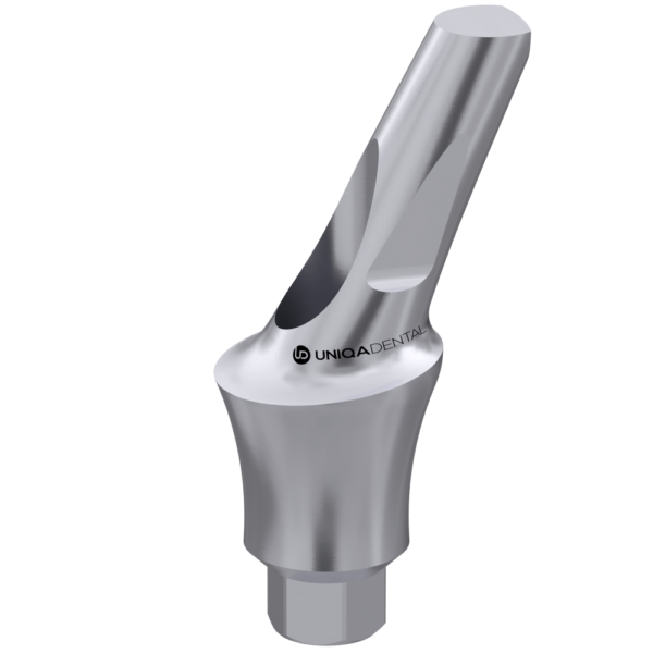 25° angled abutment with shoulder gh4 internal hex rp uaar 2504