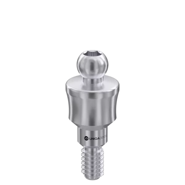 Ball attachment abutment for implant direct® internal hex legacy™ 3. 5 rp ubar 0003