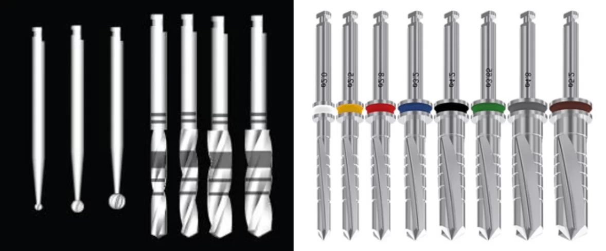 Manufacturers provide implant placement protocols to guide clinicians in using their drill sets.