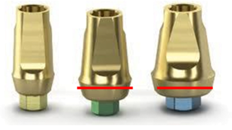 Clinical cases in which it is recommended to install individual abutments