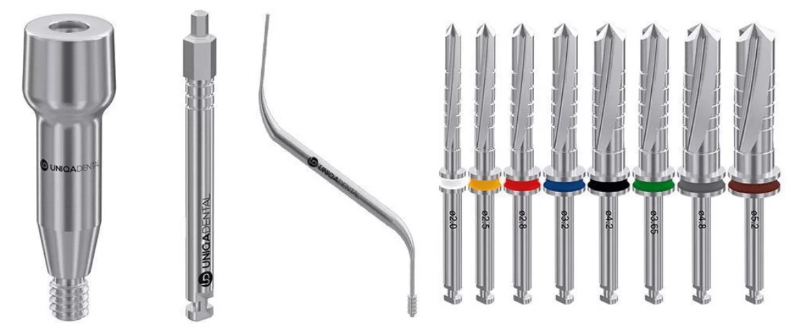 Instruments for dental implants