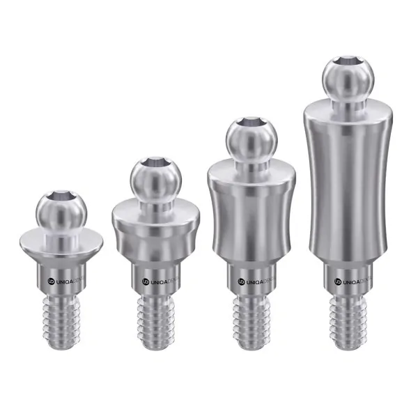 Ball attachment abutment for ritter implants® internal hex regular platform ubar group