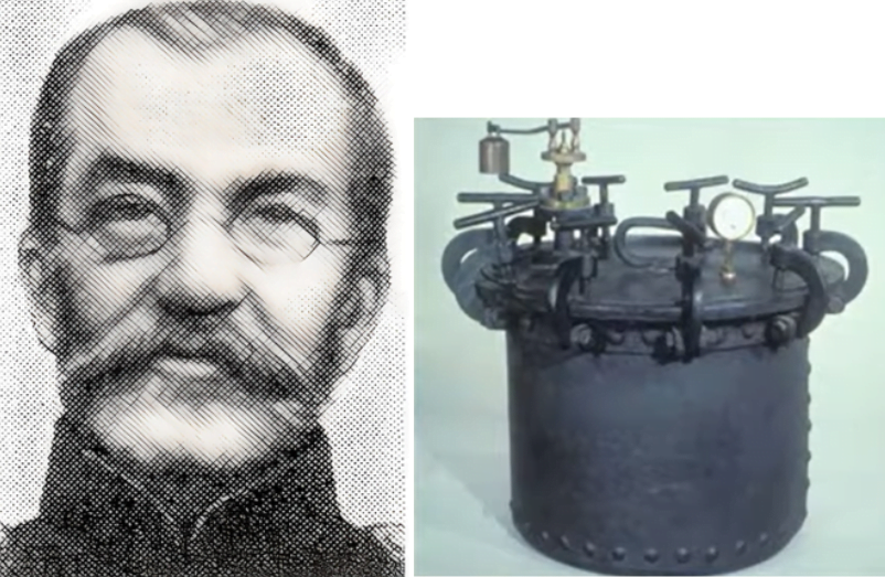 Ludwig heidenreich (1846-1920) inventor of the autoclave for processing surgical instruments