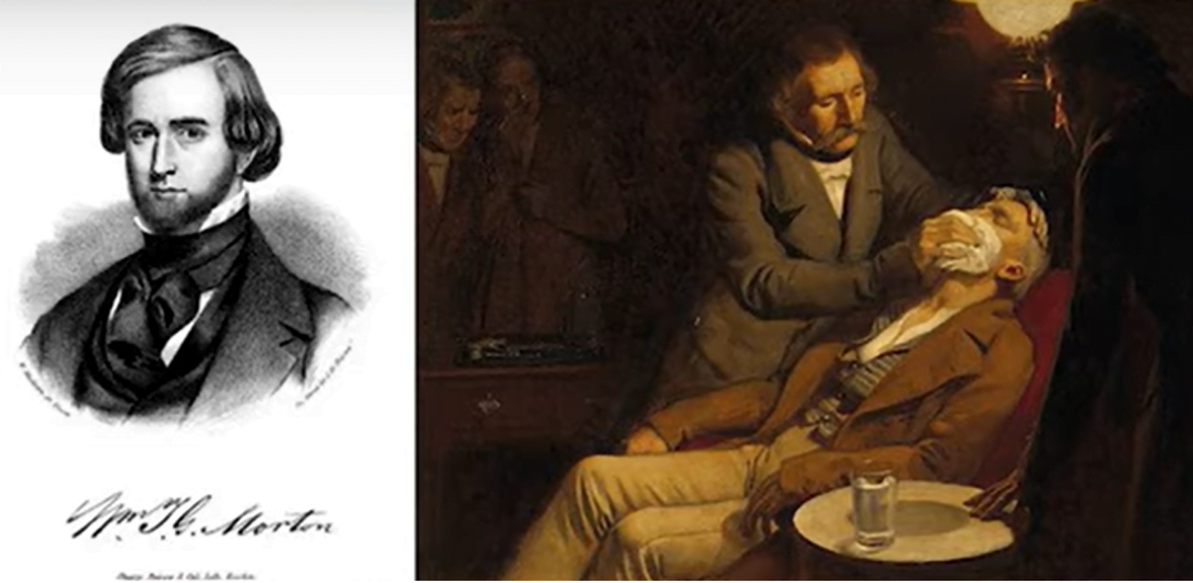 William thomas green morton (1819-1868) - the world's first use of ether anesthesia boston 1846