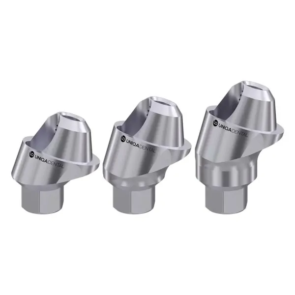 17° angled multi-unit abutment d-type internal hex regular platform