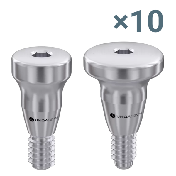 10 x healing cap for uv11 uniqa dental™ conical connection regular & mini platforms healing cap for uv11 uniqa dental™ conical connection