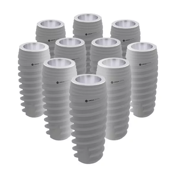 Uv11 conical pure&porous dental implant