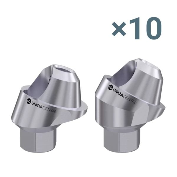 10 х 17° and 30° angled multi-unit abutment d-type internal hex regular platform 30° angled multi unit abutment d type internal