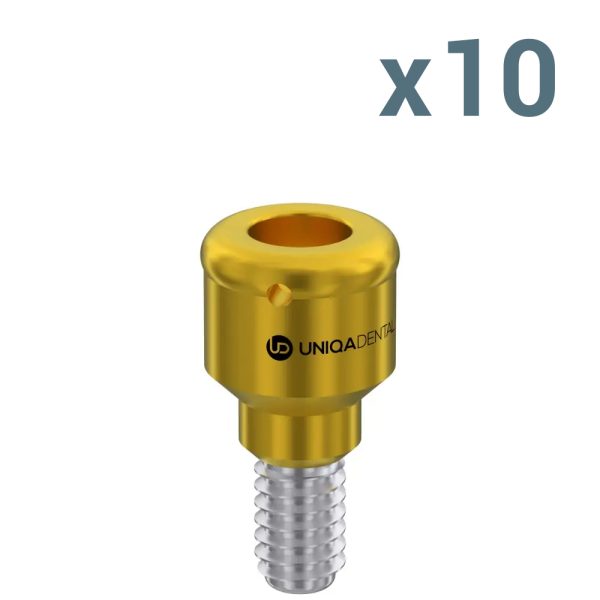 10 x dloc attachment abutment internal hex regular platform 5х10