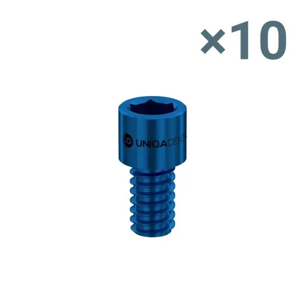 10 x screws for multi-unit abutment sleeve d-type u screw for multi unit abutment sleeve d type u