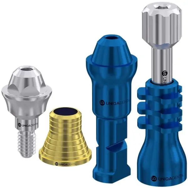 Spiral tech® compatible screw retained restoration trial kit testq 1 min