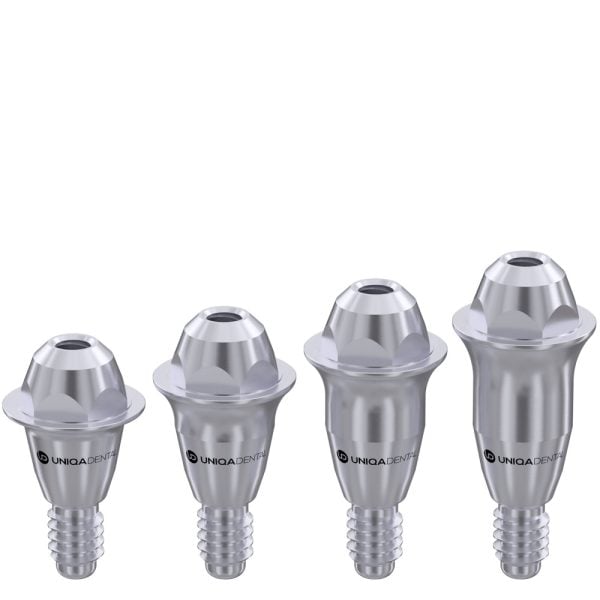 Straight multi-unit abutment d-type conical connection regular platform