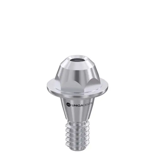 Straight multi-unit abutment d-type conical connection mini platform smd osm3701