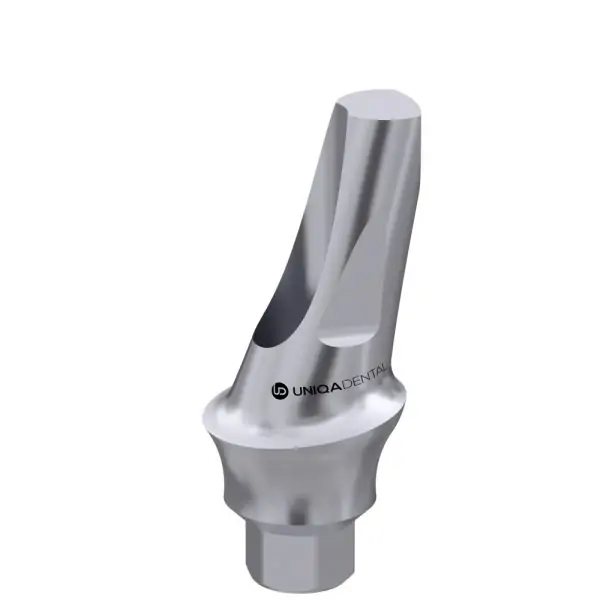 15° angled abutment with shoulder for sgs dental implants® internal hex p1™ / p7™ regular platform uaar 1502