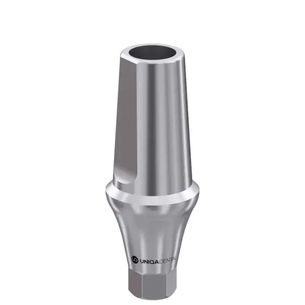 Straight abutment ø4. 5 h7 for uv11 uniqa dental™ conical connection mini platform uotm 45703