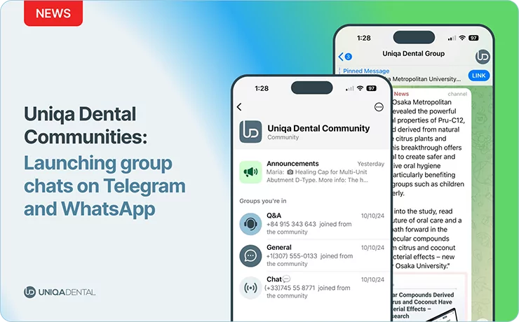 Uniqa Dental Launches Telegram and WhatsApp Communities