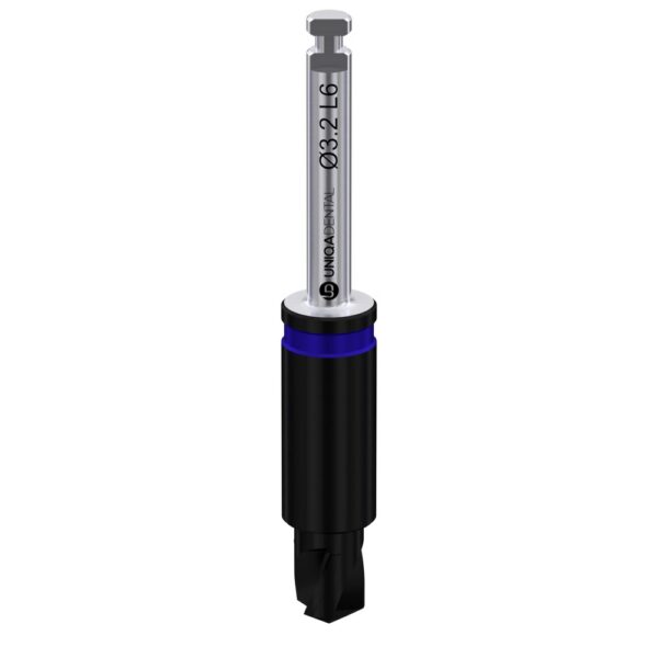 Two-step coated drill with integral stopper ø2. 8/3. 2 l6