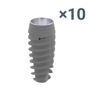 10 X UV11 Dental Implant Pure&Porous + 50% off Surgical kit or Set of drills