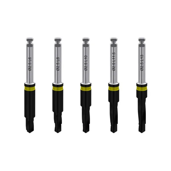 Two-step coated drill with integral stopper ø2. 0/2. 5