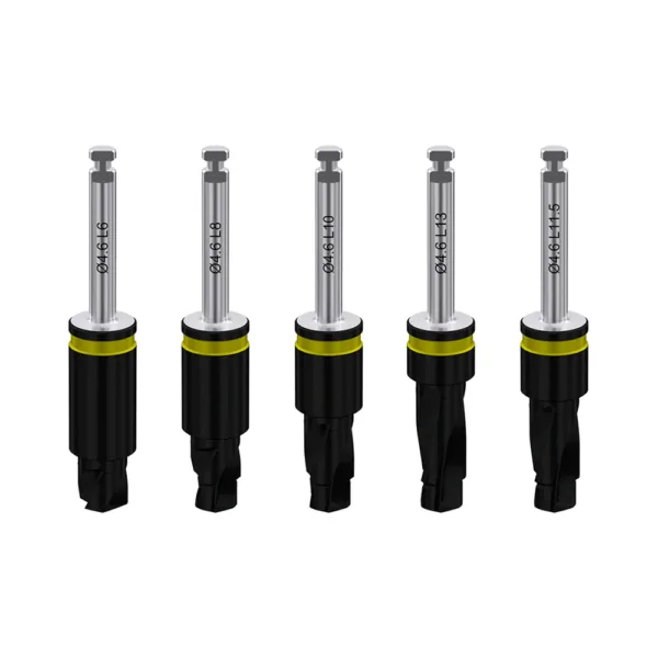 Two-step coated drill with integral stopper ø4. 2/4. 6
