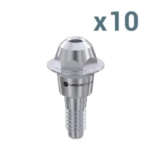 10 X Straight Multi-Unit Abutment D-Type for MIS® V3 C