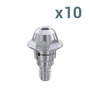 10 X Straight Multi-Unit Abutment D-Type for Megagen® AnyRidge C
