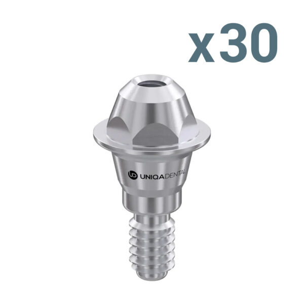 30 x straight multi-unit abutment d-type for nobelactive® c