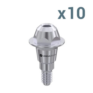 10 X Straight Multi-Unit Abutment D-Type for Neodent GM® C