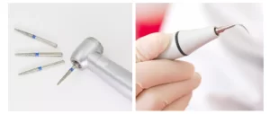 A very thin diamond drill and an ultrasonic drill with a very thin nozzle.