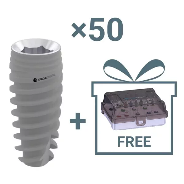 50 x uh8 dental implant pure&porous + surgical kit free item 3. Jpeg