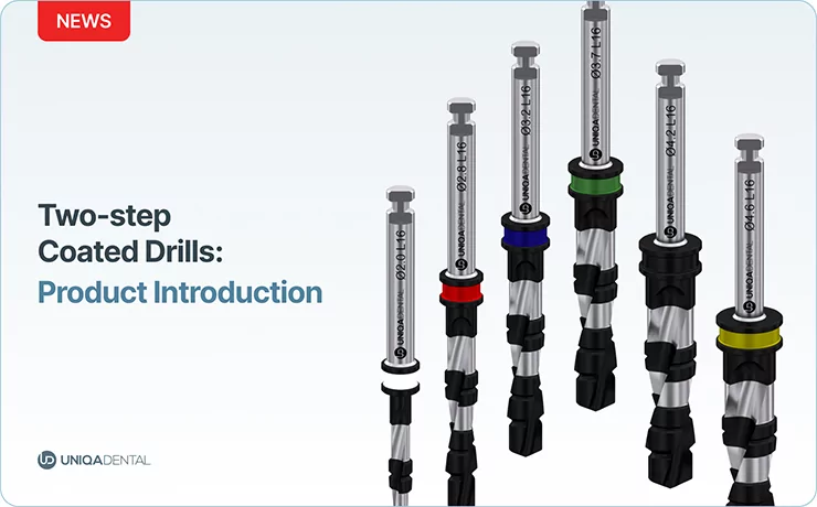 Uniqa Dental Introduces Two-Step Coated Drills