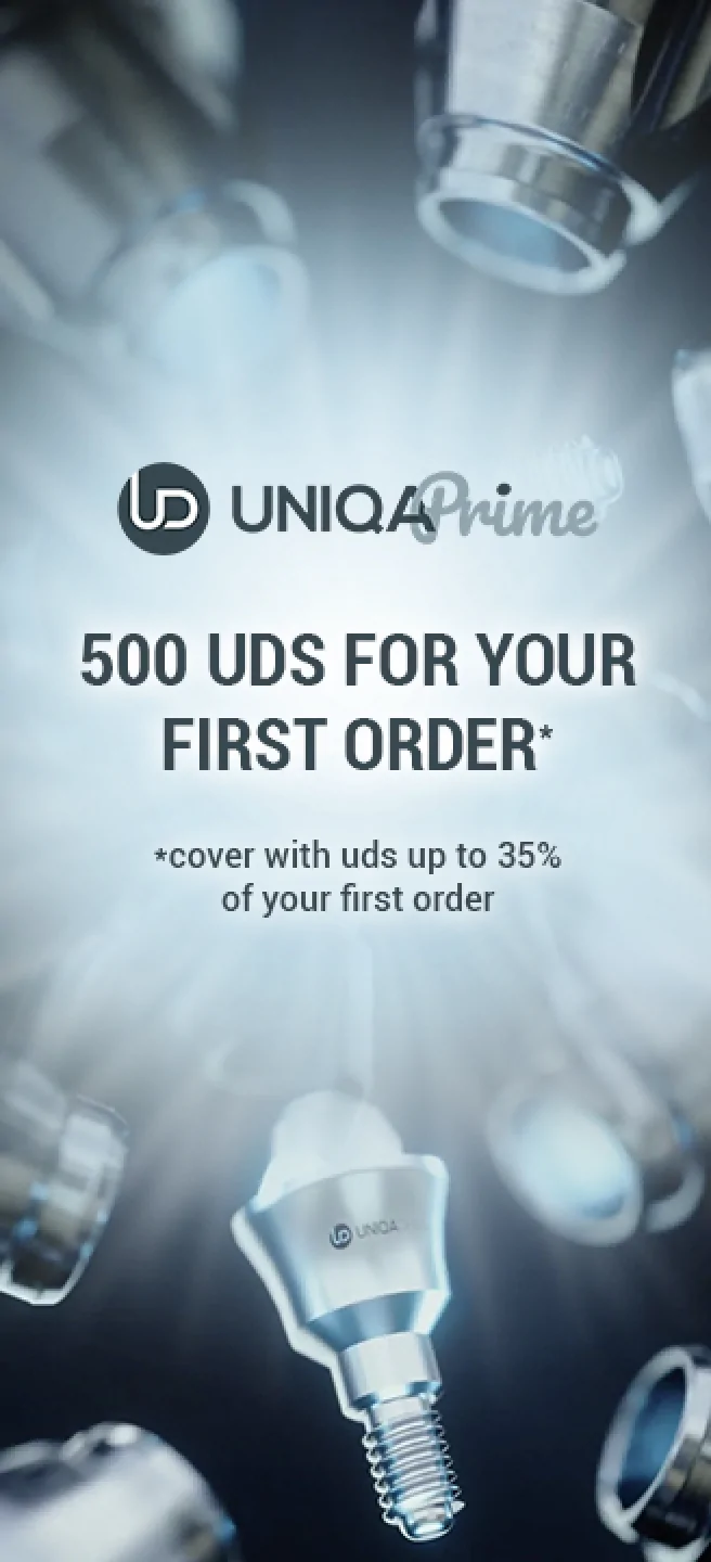 500 UDS for your first order